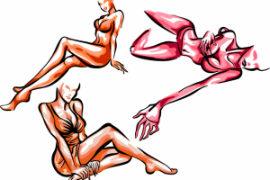 Девушки вектор