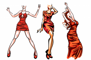 Девушки вектор