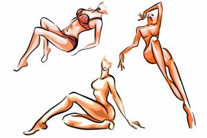 Девушки вектор