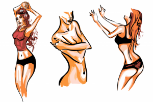 Девушки вектор