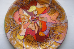 роспись тарелки