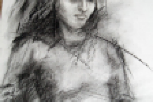 портрет сестры - набросок