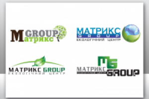 Варианты логотипа компании "MatrixGroup"