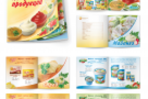 Дизайн и верстка каталога-презентера производителя продуктов