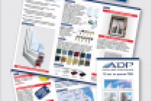 Оконая компания ADP, буклет, визитки