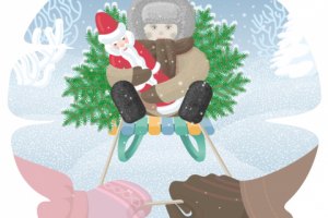 Возвращение с ёлочного базара