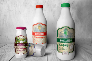 Дизайн на линейку молочной продукции