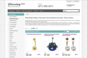 Copywriting for a body jewelry online shop