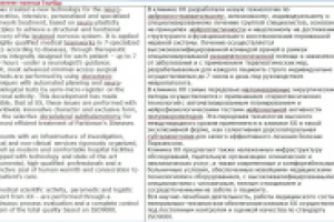 Пример перевода околомедицинской тематики