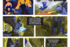 Перевод комикса «Black & Blue II» художников WFA & SonicFox