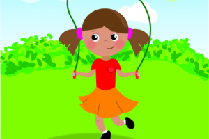 Девочка со скакалкой