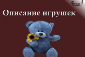 Описание игрушки
