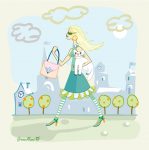 Подарочный платок Green Mama 2.