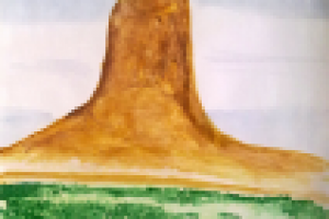 Утес (акварель)