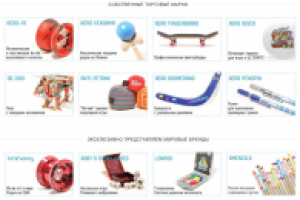 Каталог товаров на сайт