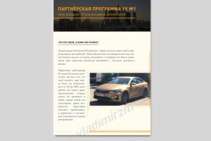 Презентация "Партнерская программа №1"