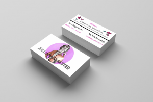 Визитка для мастера по прическам