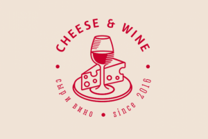 Логотип для лавки вина и сыра