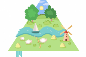 Летняя векторная иллюстрация