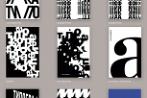 типографические открытки