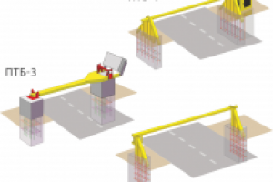 Противотаранные барьеры (векторные иллюстрации)