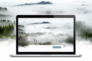 Дизайн сайта для тура по Карпатам