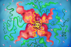 Морская лилия, настроенческая стилизация