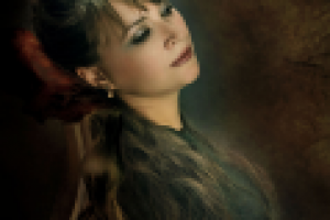 Фоторепродукция "С распущенной косой"