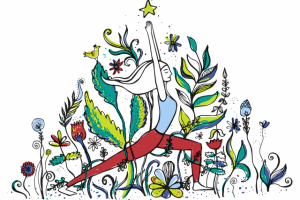 Принт для одежды для йоги