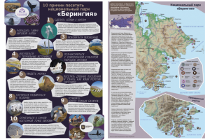 Буклет-карта для Национального парка "Берингия"