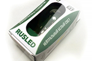 Карта раскроя и дизайн коробки для диодных ламп «томича»