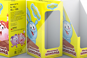 Дизайн шоубокса для шоколада