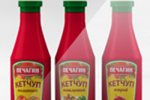 Дизайн этикеток для кетчупов среднего ценового сегмента
