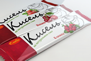 Дизайн упаковки «Кисель на натуральном соке II»