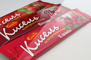 Дизайн упаковки «Кисель на натуральном соке»