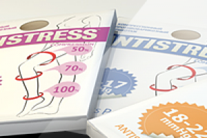 Дизайн упаковки для компрессионного трикотажа «ANTISTRESS»