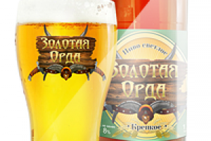 Дизайн этикетки пива «Золотая Орда»