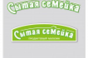 Логотип магазина "Сытая семейка"