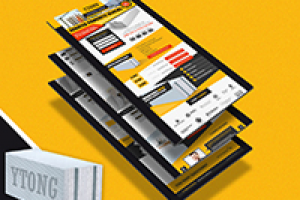 Разработка лендинга по продажам бетонных блоков