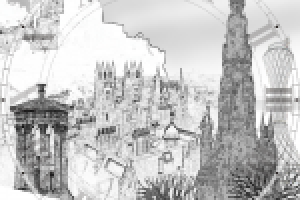 коллаж - эскиз для росписи стен