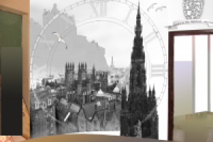 эскиз-коллаж для росписи стен