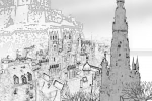 коллаж-эскиз для росписи стен