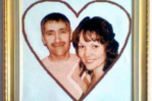 Вышитый портрет