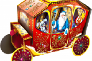 Карета - новогодний подарок.