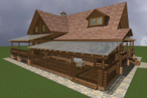 Деревянный жилой дом