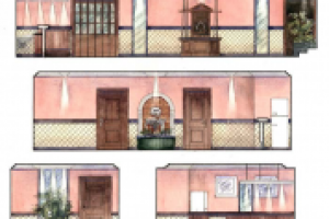 Бильярдная. Разввертка стен