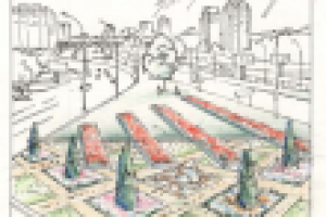 Эскиз цветника - 3