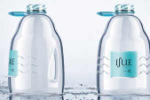 Формообразование и этикетка для ледниковой воды