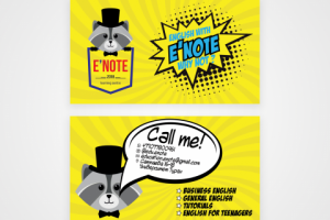 Визитка курсов английского