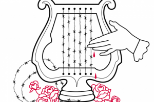 Афиша для поэтического шоу "Эшафот"